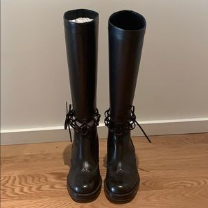 CHANEL Mid-Calf Boots Size 38